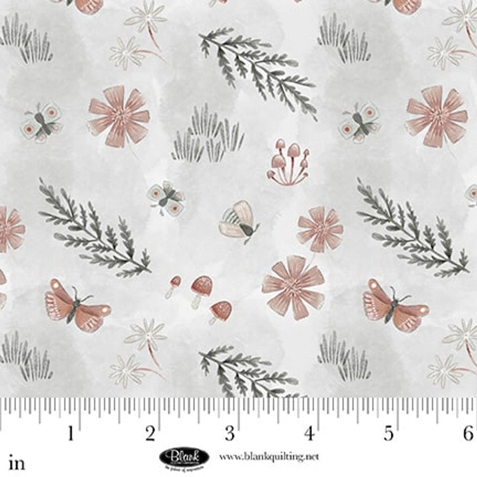 Petals & Pewter - Mist Tossed Motifs