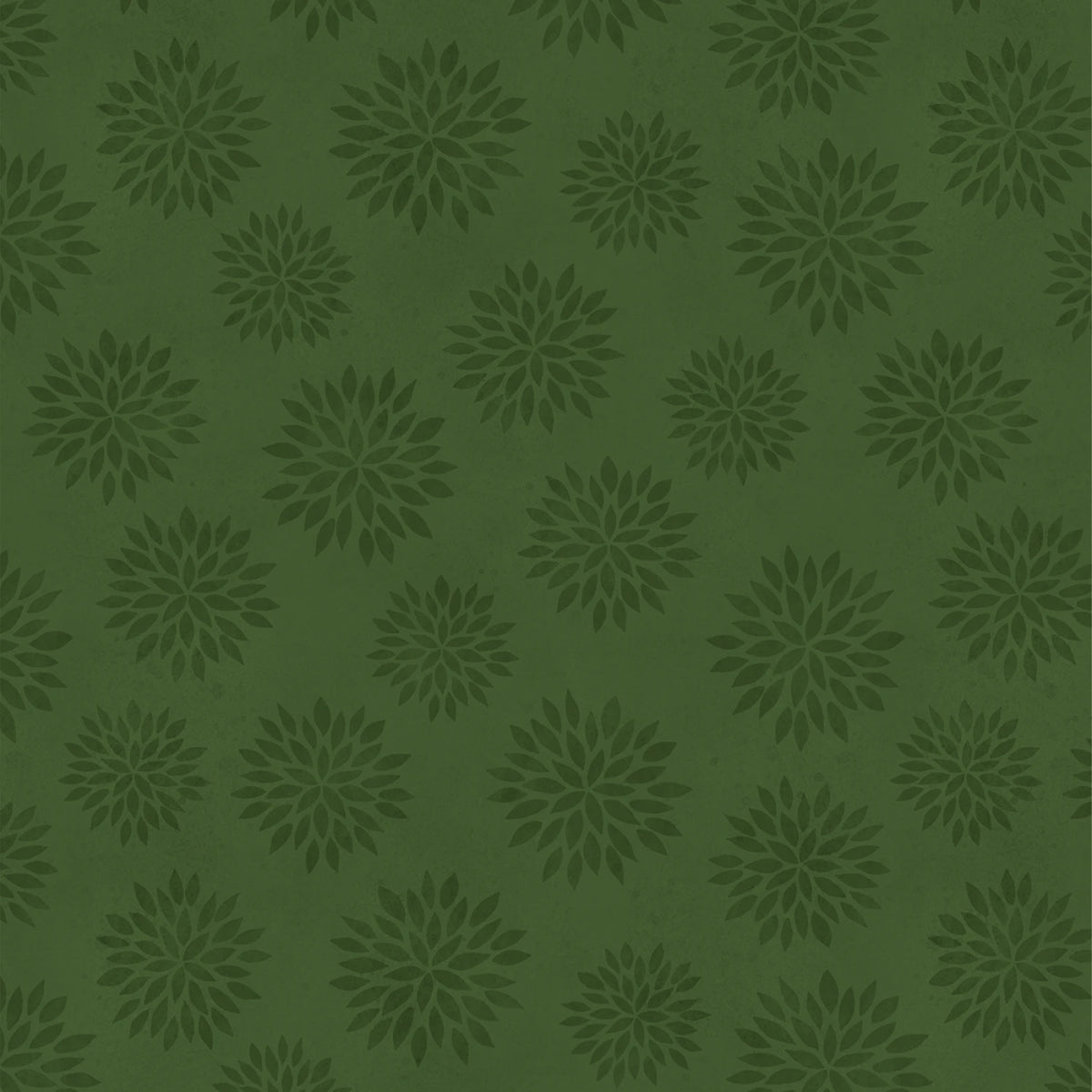 Green Tonal Flowers