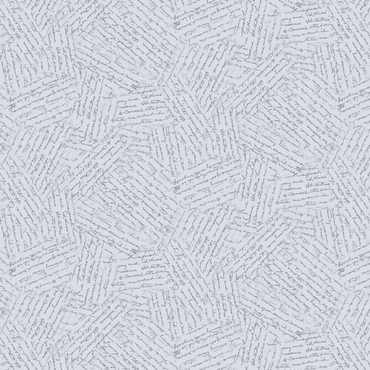 Kindly Yours - Precious Letters Silver Blue