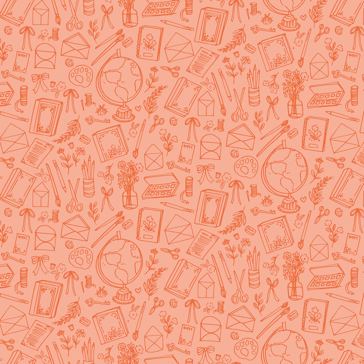 Floral Charms - Collection of Things Apricot