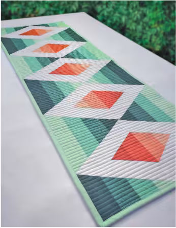 Aztec Diamond Table Runner - Cut Loose Pattern