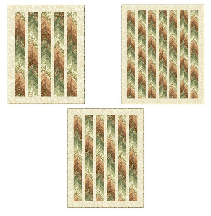 Northcott - Stonehenge Organics - Chevrons Pattern