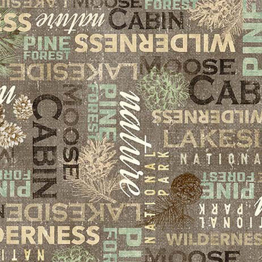 Nature’s Landscapes By Michael Miller – Brown Words