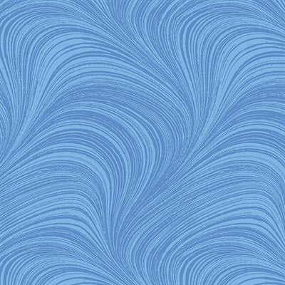 108in Wide - Wave Texture  – Blue