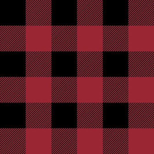 North of Ordinary - Buffalo Plaid - Crimson