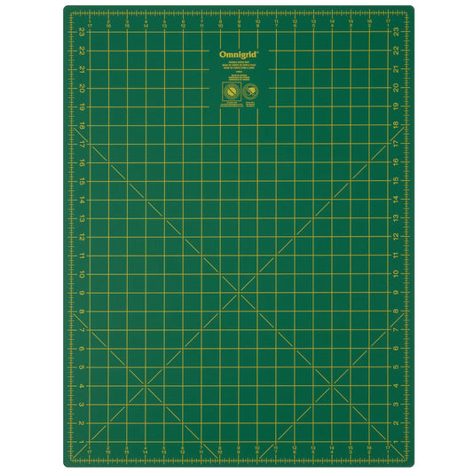 Omnigrid Double Sided Metric & Imperial Cutting Mat 18" x 24"