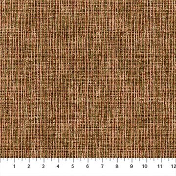 Northcott - Stonehenge Organics - Grasscloth - Dark Rust