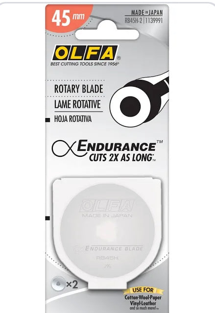 Olfa Endurance Blade, 45mm, 2 Count