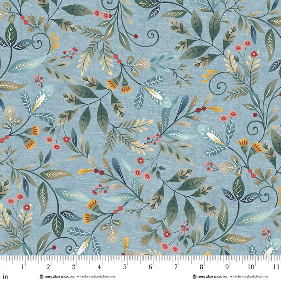 Norwegian Forest - Forest Foliage - Pale Blue