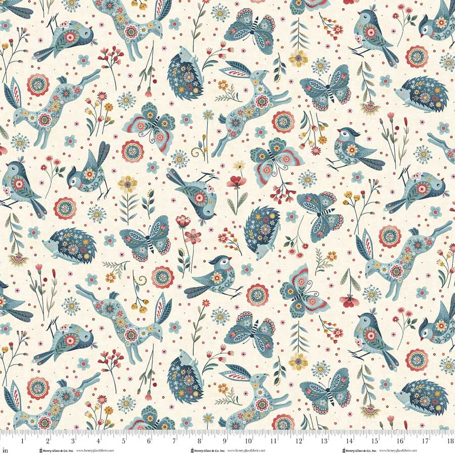 Norwegian Forest - Woodland Character Toss - Cream