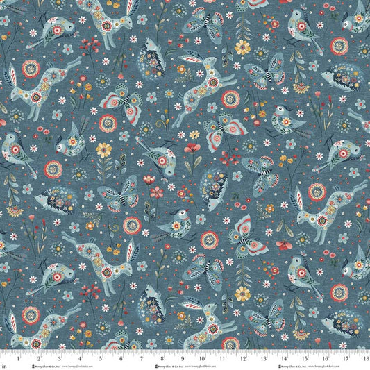 Norwegian Forest - Woodland Character Toss - Medium Blue