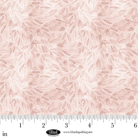 Petals & Pewter - Dusty Rose - Leaf All over