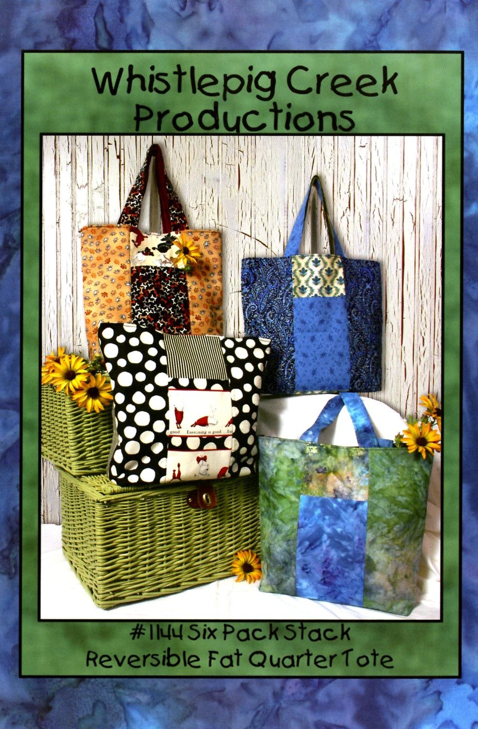 Six Pack Stack Reversible Fat Quarter Tote