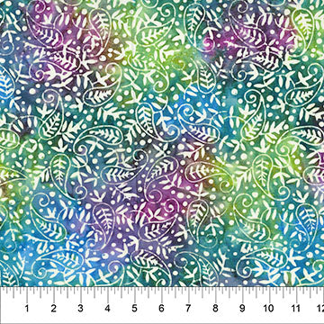 Banyan Batiks - Jasmine Jewels - Citrus Green Vine