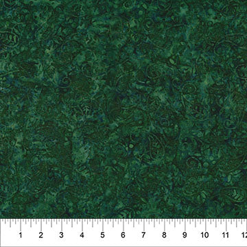 Banyan Batiks - Jasmine Jewels - Forest Green Vine