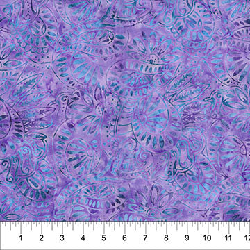 Banyan Batiks - Jasmine Jewels - Violet Paisley