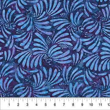 Banyan Batiks - Jasmine Jewels - Indigo Paisley