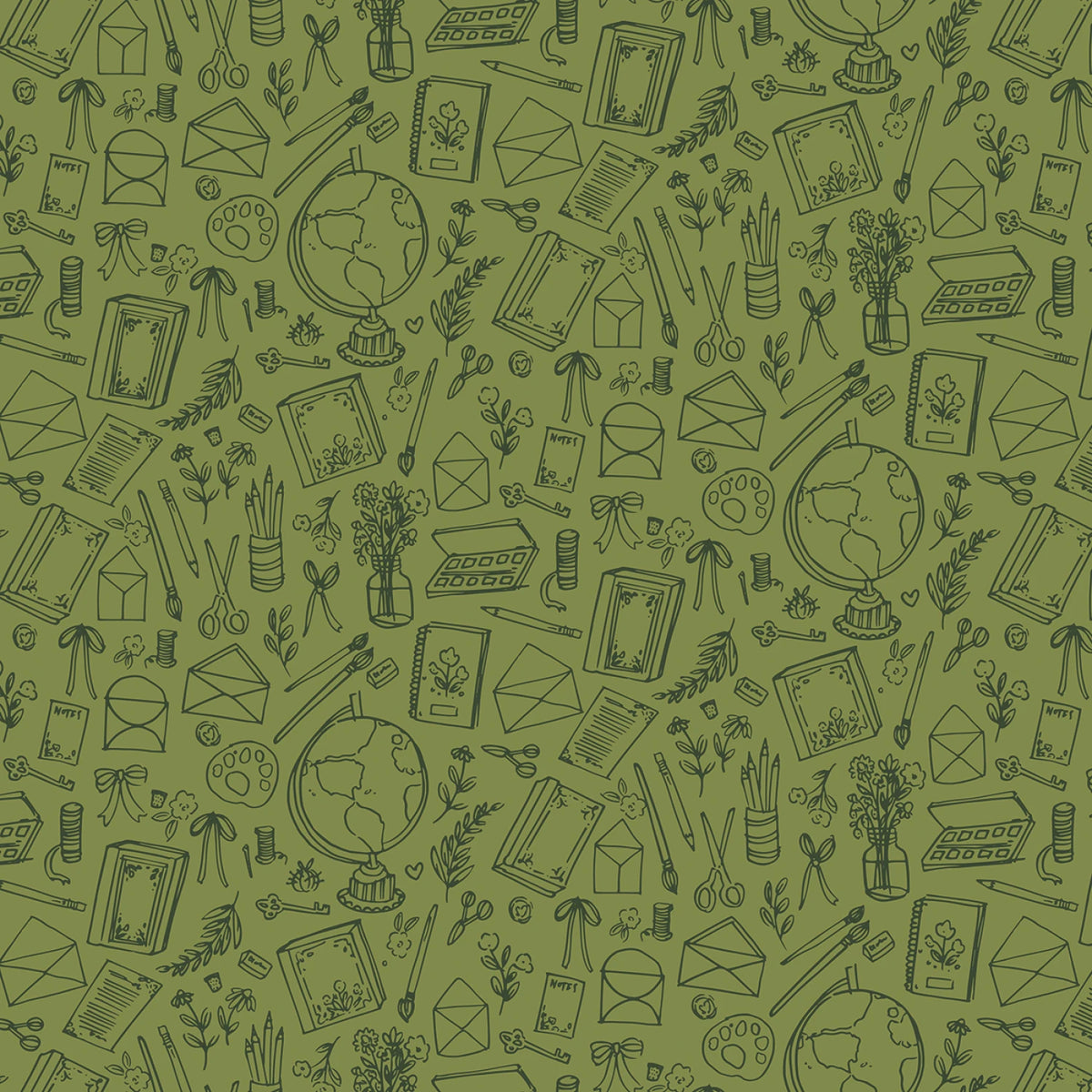 Floral Charms - Collection of Things Olive