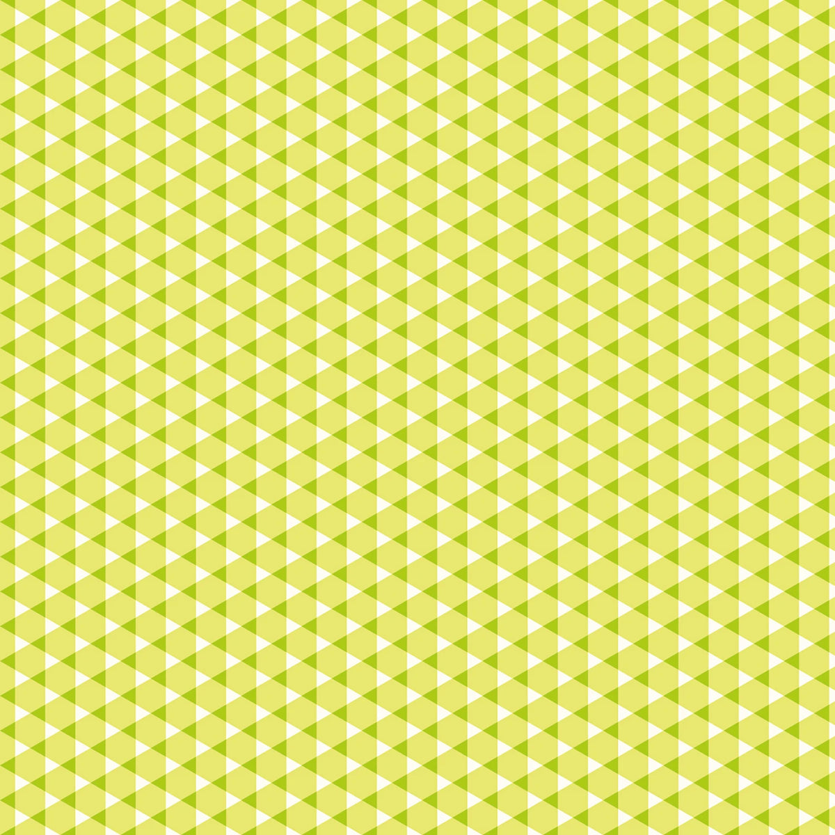 Vibrance - Triangle Gingham Pear