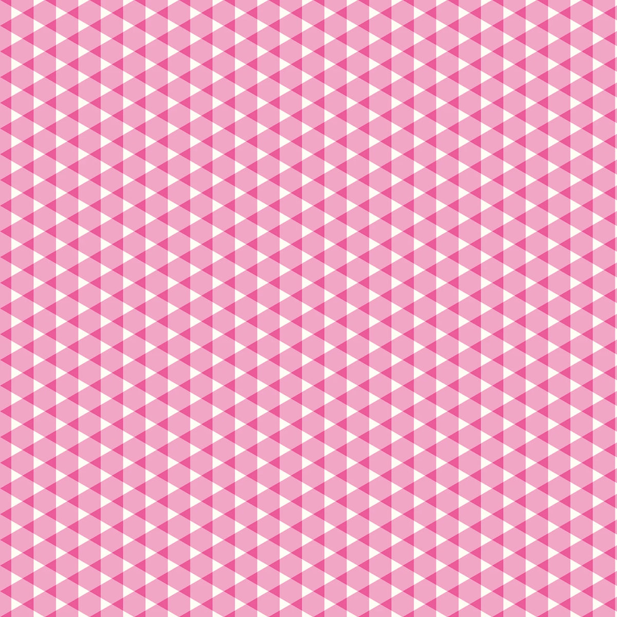 Vibrance - Triangle Gingham Pink
