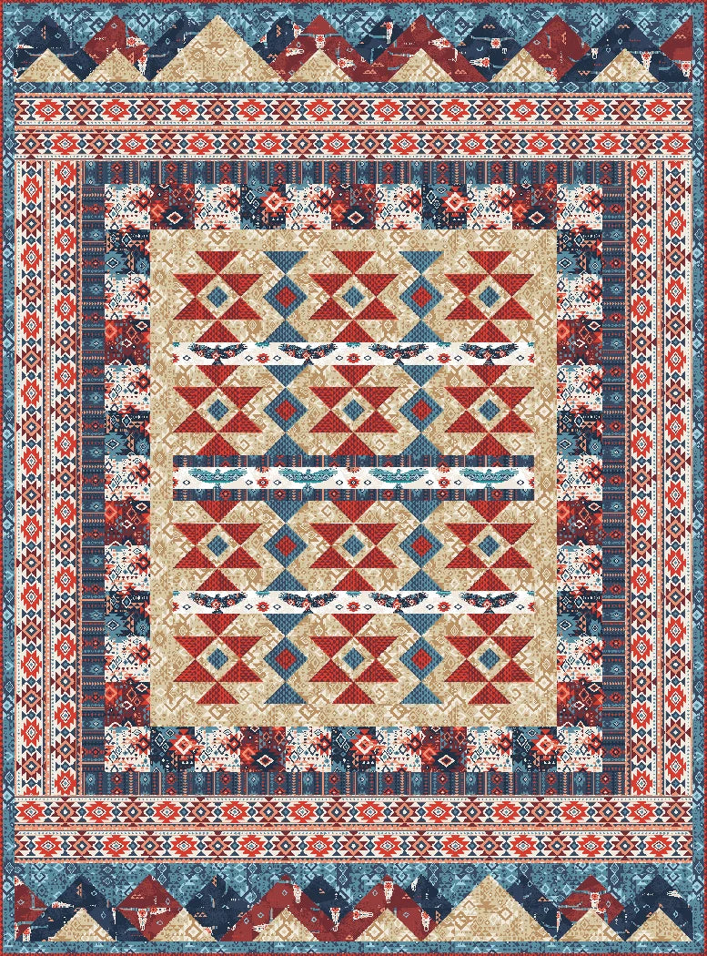 The Whimsical Workshop - Desert Tapestry Quilt Pattern