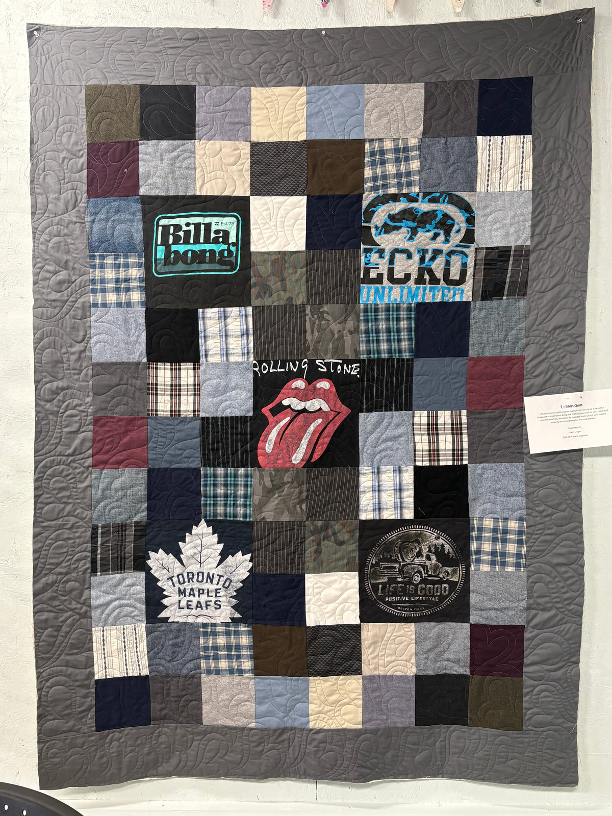 T - Shirt Quilt class