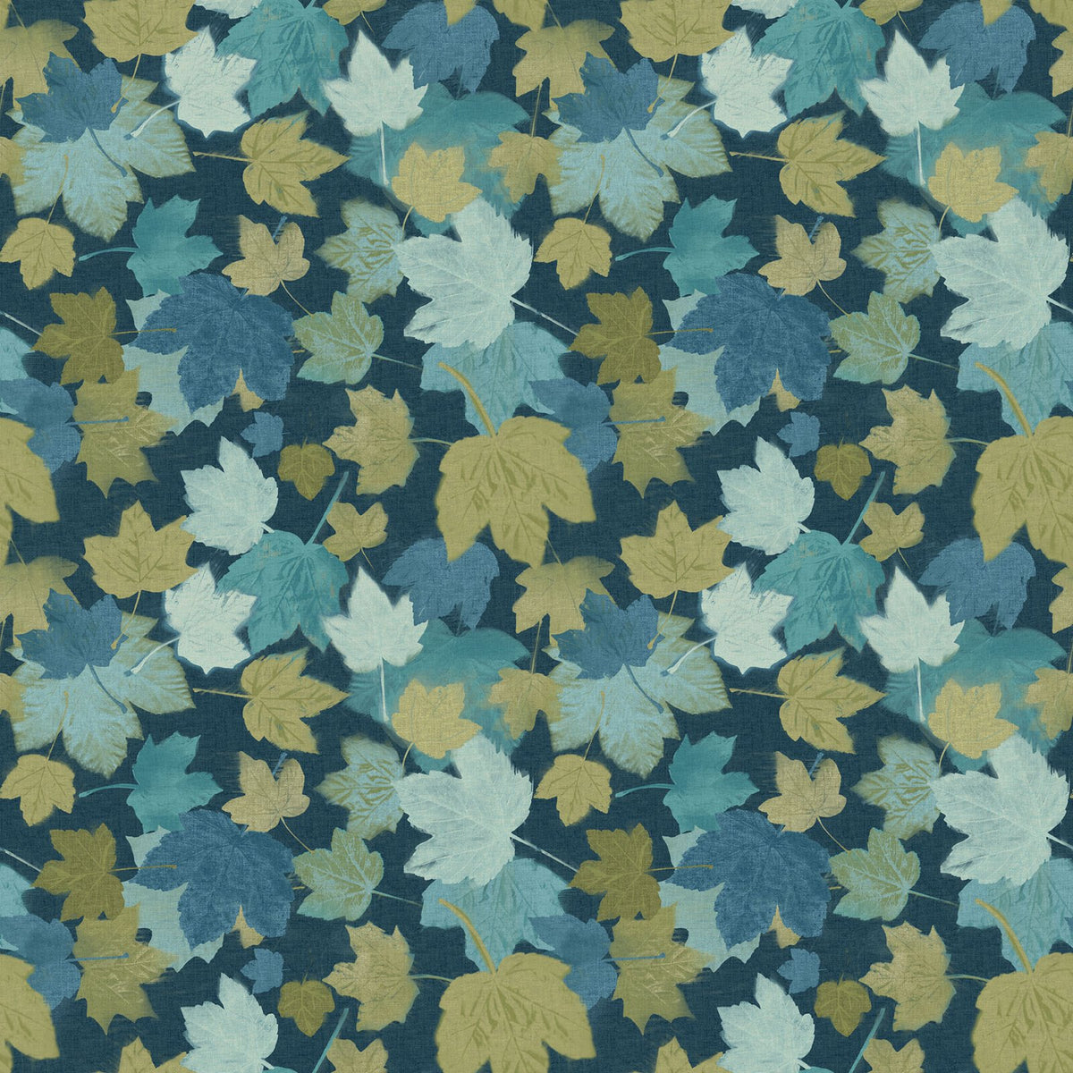 Imprint FLANNEL - Maple - Dk Blue Multi