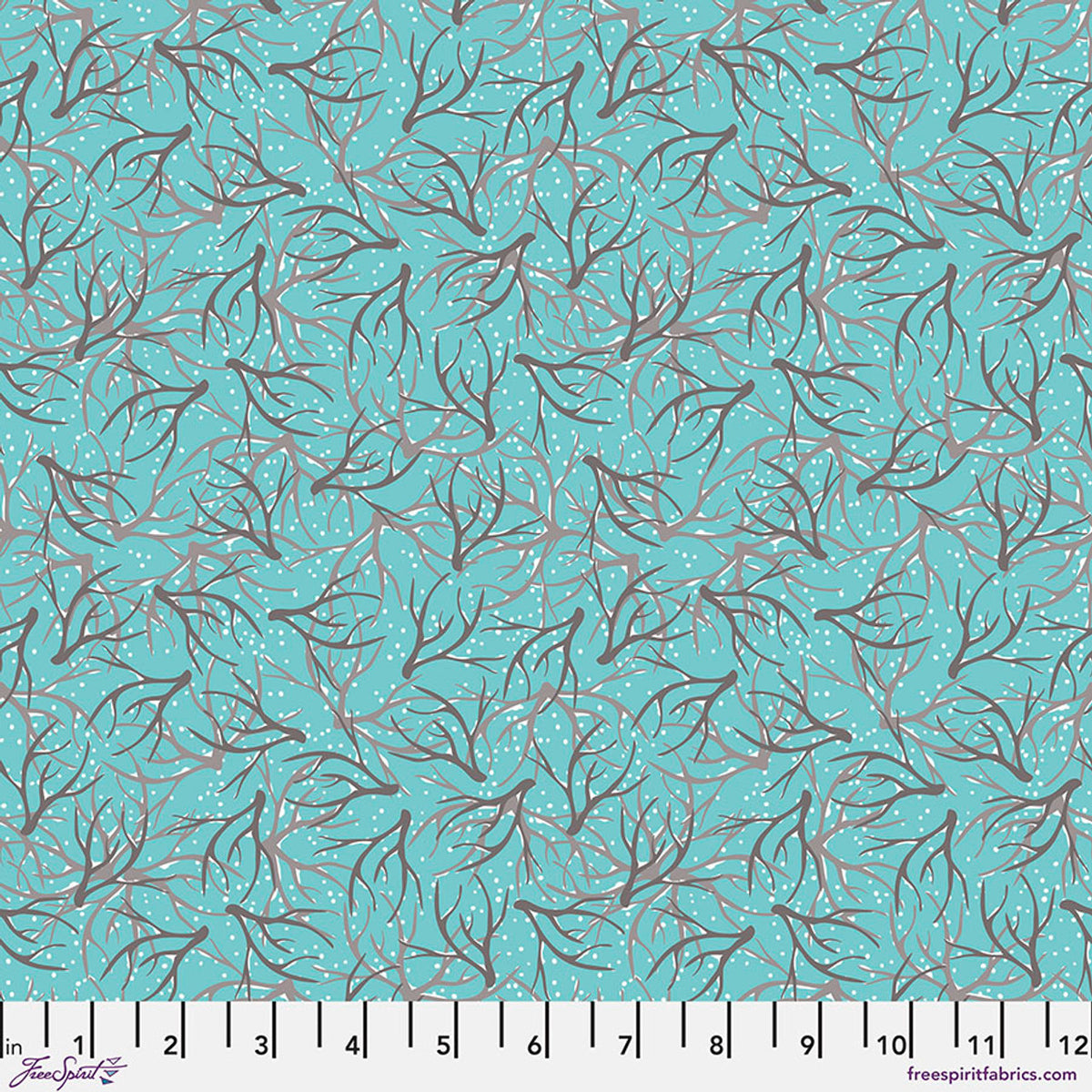 Snowy Weather - Antlers Blue
