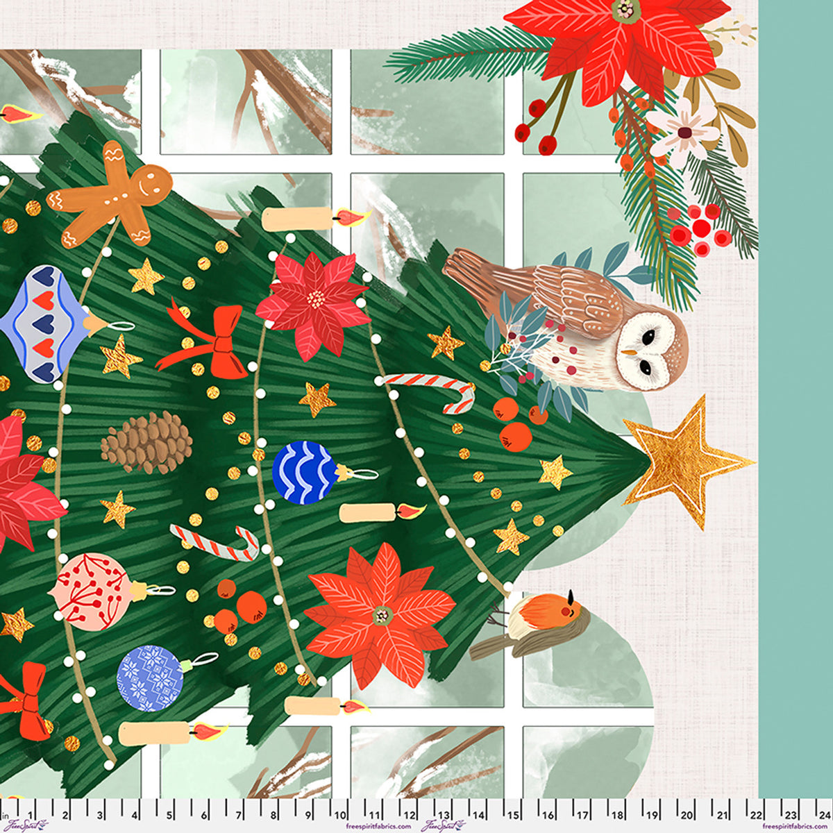 Christmas Cabin - Cozy Christmas Panel