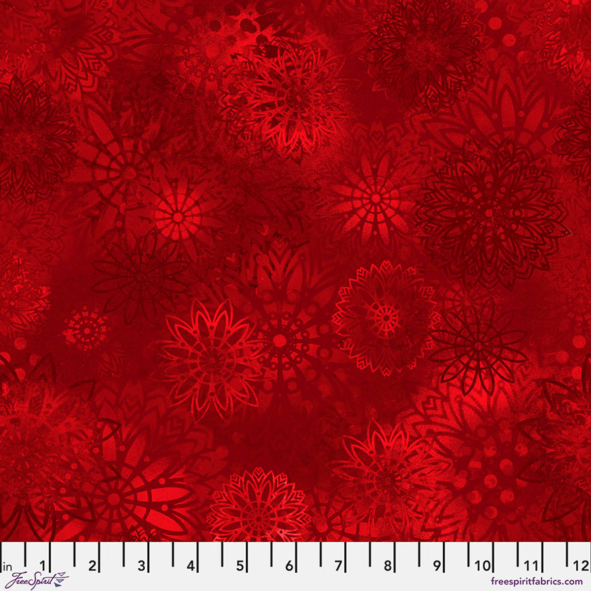 Textures - Medallions Red