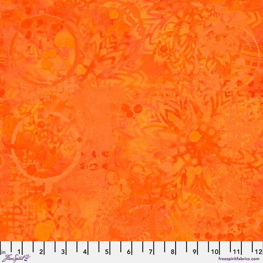 Textures - Tonal Graffiti Orange
