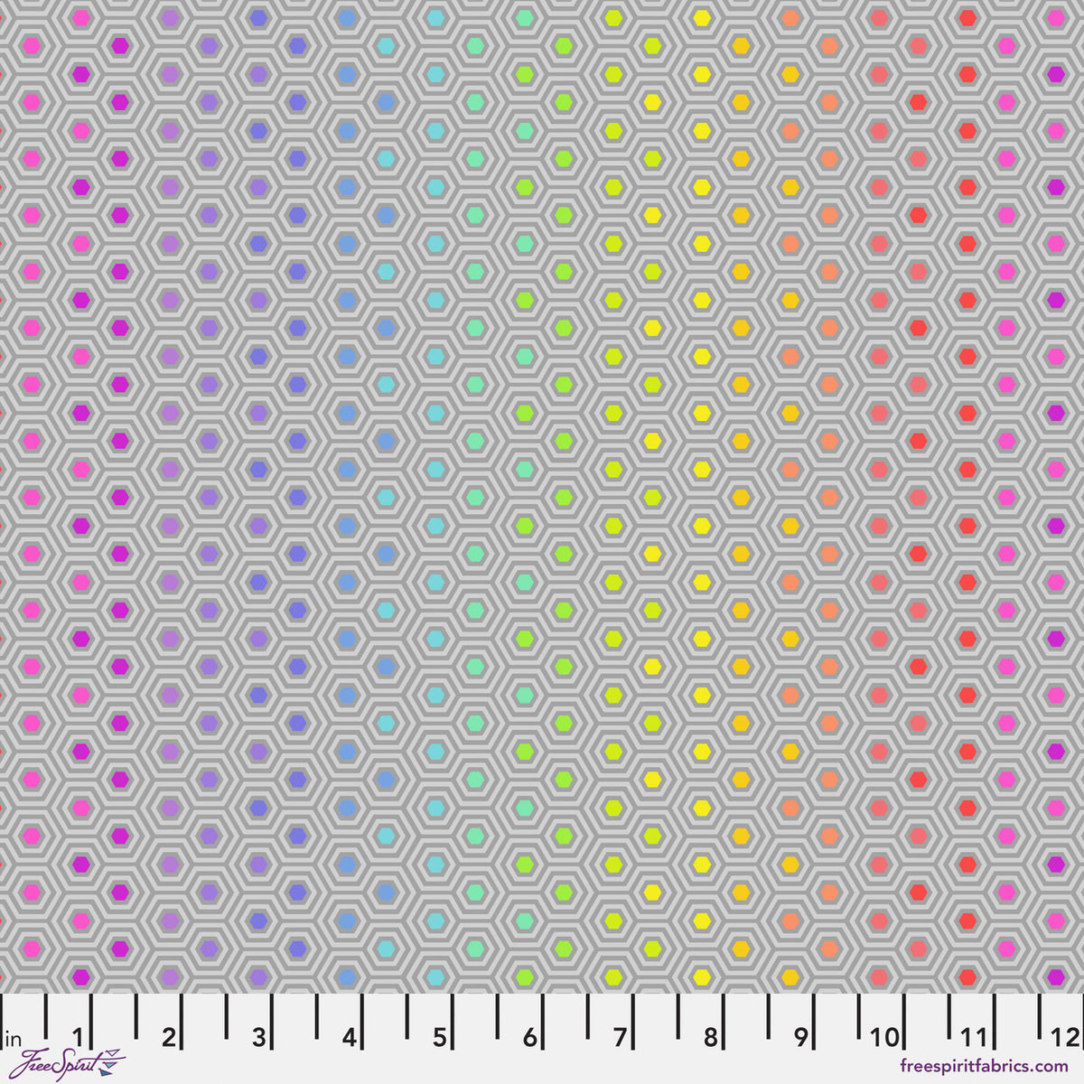 Tula Pink - Hexy Rainbow Dove