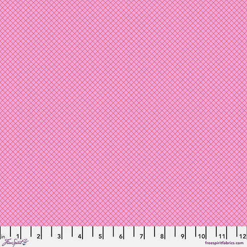 Tula Pink - On the Grid - BUBBLEGUM