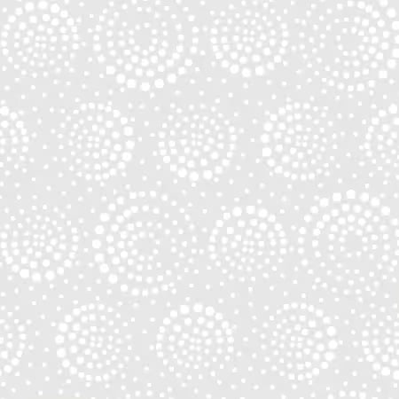 Circle Dots White on White