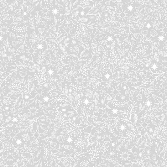 Grey on Grey Star Floral