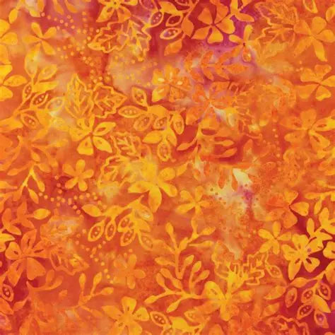 Bali Batik Palettes Summer -  Floral Sprigs Fruit Punch