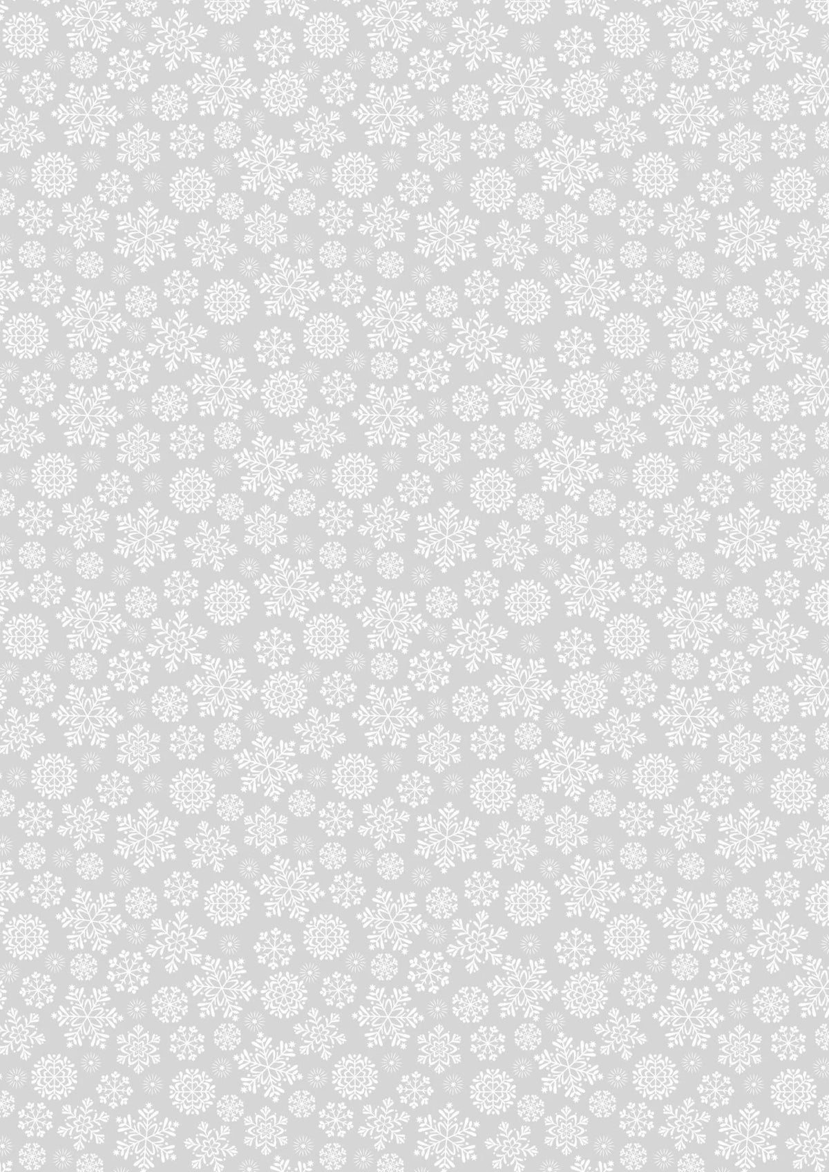 Snowflakes on Grey - Tiny Tonals