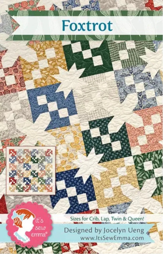 Foxtrot Quilt Pattern - It's Sew Emma
