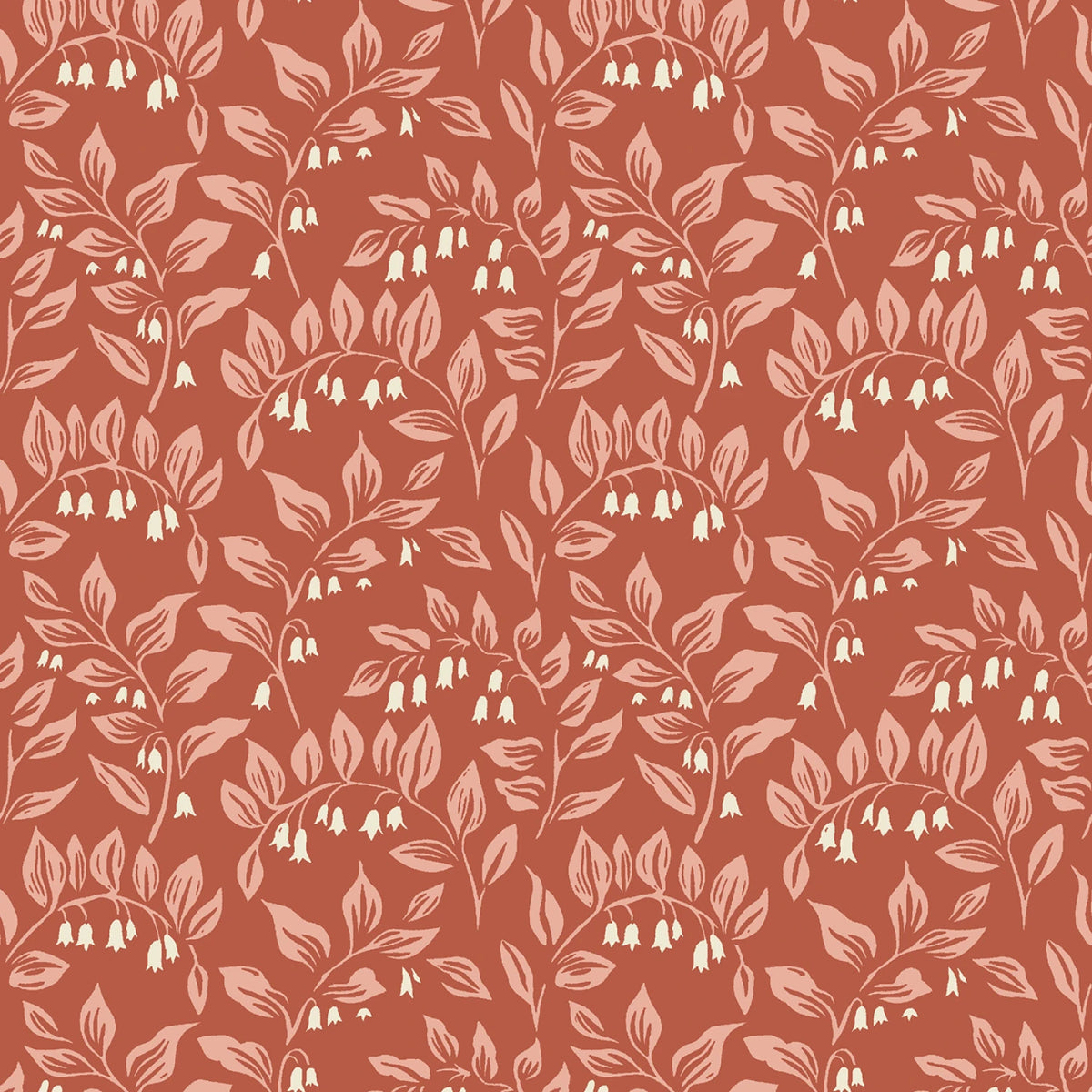 Cottage Flowers - Pink/Red Solomon's Seal