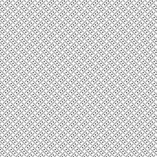 BasketWeave White